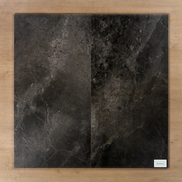 Casuarina Charcoal Honed Porcelain Tile 600x1200mm Double - The Blue Space