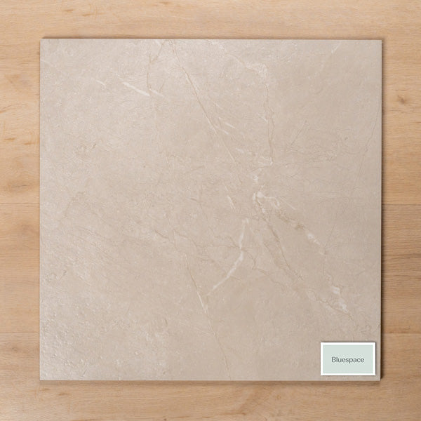 Casuarina Cream Honed Porcelain Tile 600x600mm - The Blue Space