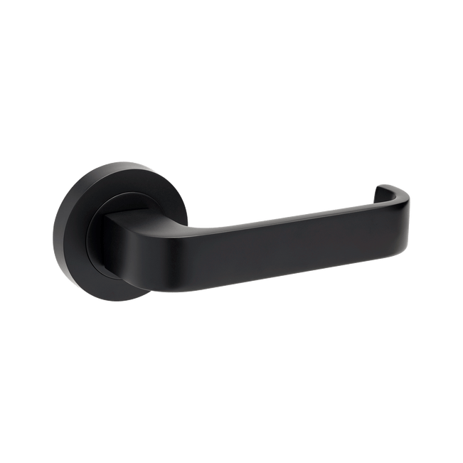 Zanda Futura Streamline Passage Door Handle Set Matte Black