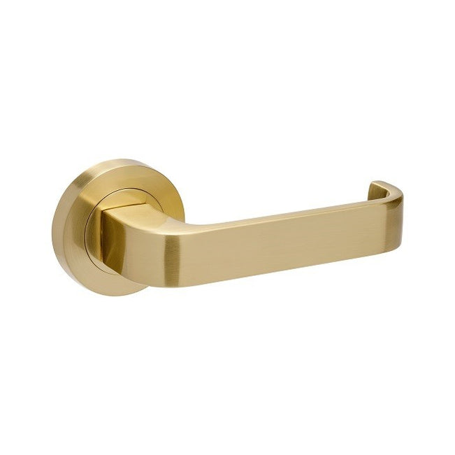 Zanda Futura Streamline Passage Set Satin Brass Online at the Blue Space
