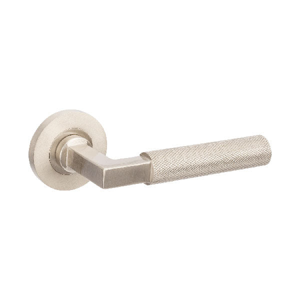 Zanda Zurich Privacy Door Handle Set Brushed Nickel