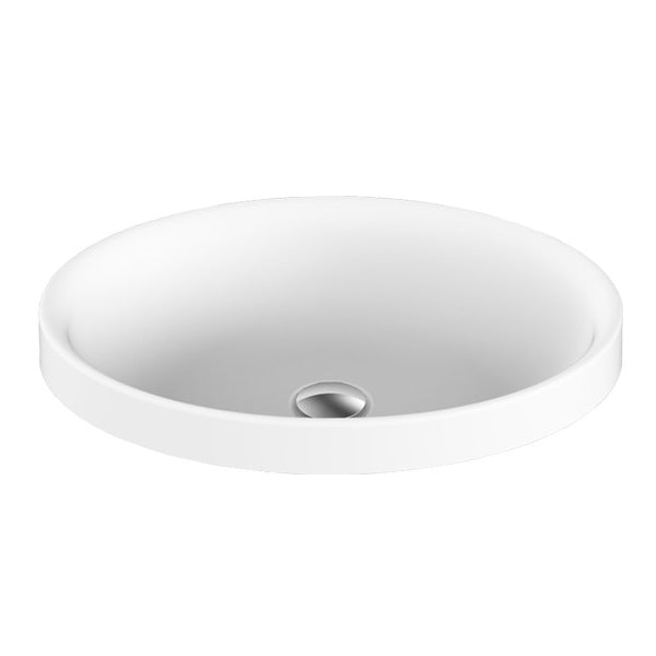 ADP Dignity 495 x 365 Semi Inset Basin White