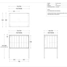 Technical Drawing - ADP Ivy Vanity 750mm