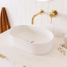 ADP Patty Above Counter Basin to suit ensuite sized vanities. Plug and waste sold separately - The Blue Space