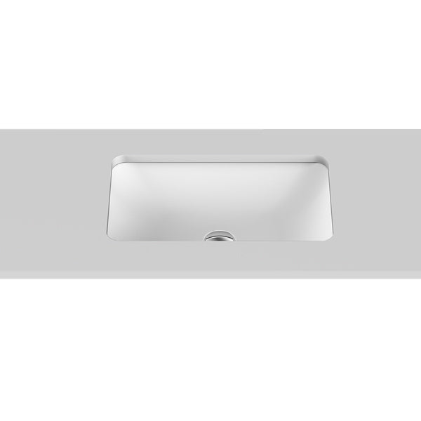 ADP Hope Solid Surface Under Counter Basin in gloss or matte white at The Blue Space