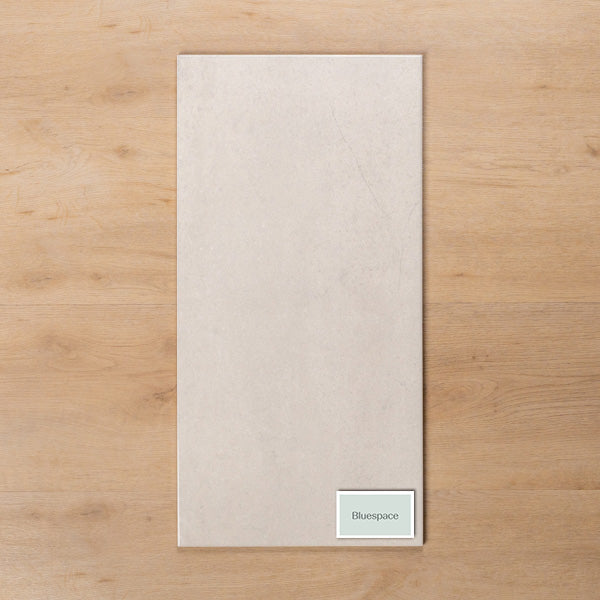 Burleigh White Gloss Cushioned Edge Ceramic Tile 300x600mm - The Blue Space