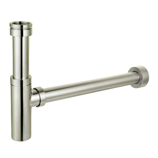 Turner Hastings Aurora Adjustable Brass 40mm Bottle P Trap-Brushed Nickel