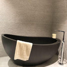 Autumn Stone Bath 1700 in modern bathroom design | The Blue Space