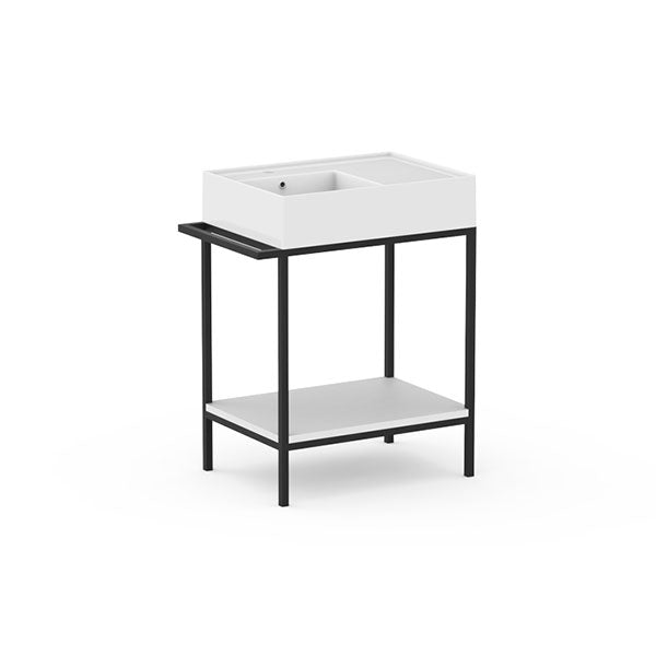 ADP Antonio Floor Mount Vanity 600mm Left Offset Bowl at The Blue Space