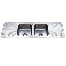 Badundkuche Traditionell Double Bowl with Double Drainer Sink 1TH - The Blue Space