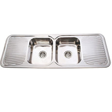 Badundkuche Traditionell Double Bowl with Double Drainer Sink 1TH - The Blue Space