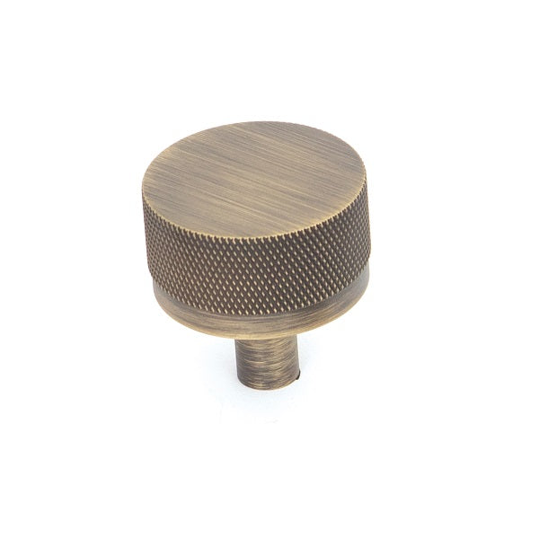 Momo Handles Bellevue Knob Knurled Brushed Nickel
