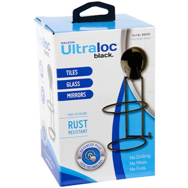 Naleon Ultraloc Hair Dryer Holder Black online at The Blue Space