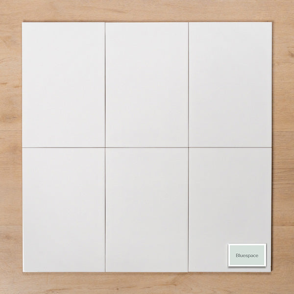 Snowy Gloss White Walls 200x300mm Straight Pattern - The Blue Space