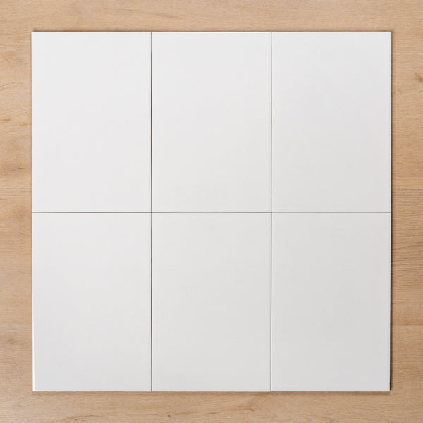 Snowy Gloss White Walls 200x300mm Straight Pattern - The Blue Space