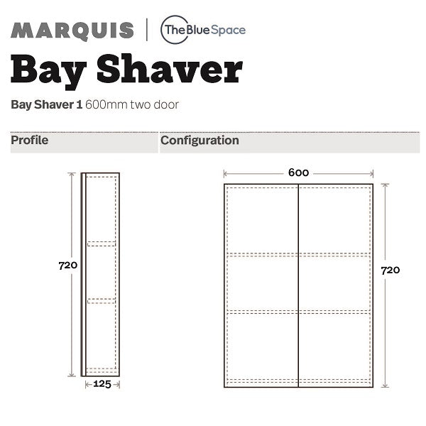 Marquis Bay Shaving Cabinet