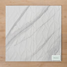 Perisher White Marble Gloss Rectified Ceramic Decor Tile 300x600mm Double - The Blue Space