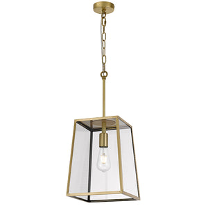 Telbix Cantena E27 25cm Pendant Antique Brass