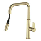 Urbane II Pull Down Sink Mixer in Brushed Brass  by Caroma - The Blue Space