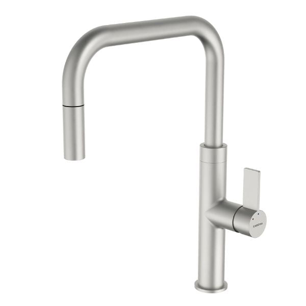 Urbane II Pull Down Sink Mixer in Brushed Nickel  by Caroma - The Blue Space