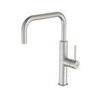 Urbane II Sink Mixer in Brushed Nickel pictured with optional Liano II sink mixer handle in Brushed Nickel (available as an additional purchase)