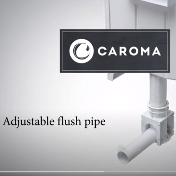 Caroma Urbane II Cleanflush Compact Wall Faced Invisi II Toilet Suite