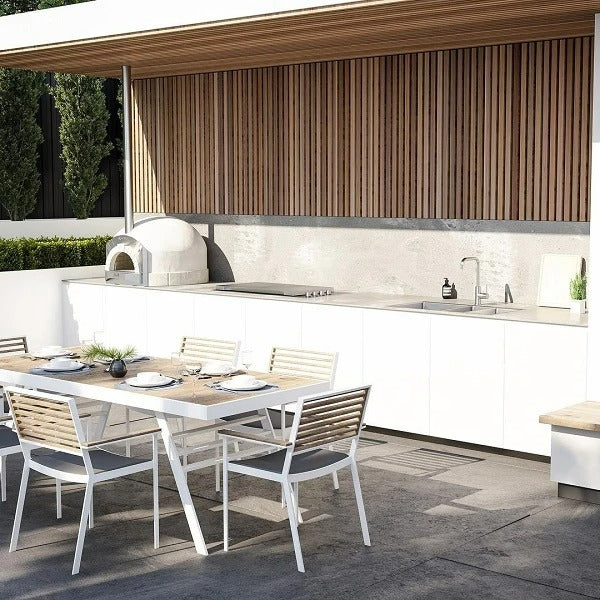 Caroma Compass Alfresco Stainless Steel Double Bowl Sink & Accessories