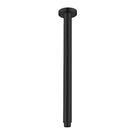 Nero Round Ceiling Arm 300mm Matte Black | The Blue Space