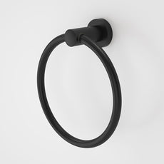 Caroma Cosmo Metal Towel Ring Matte Black Online at The Blue Space