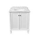  Turner Hastings Coventry 75 x 55 Vanity With White Marble Top - The Blue Space