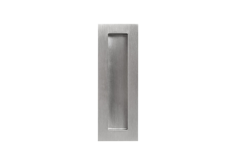 Delf Rectangular Flush Pull Handle Handle Twin Pack Stainless Steel
