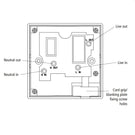 Boost Switch Timer 1/4, 1/2, 1, 2, 4 Hours Technical Drawing - The Blue Space