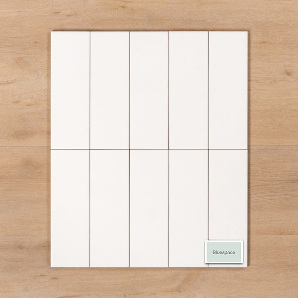 Wategos Satin White Tile 100x300mm