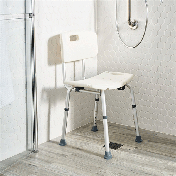 Evekare Freestanding Bath/Shower Chair with Backrest online at The Blue Space