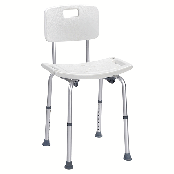 Evekare Freestanding Bath/Shower Chair with Backrest
