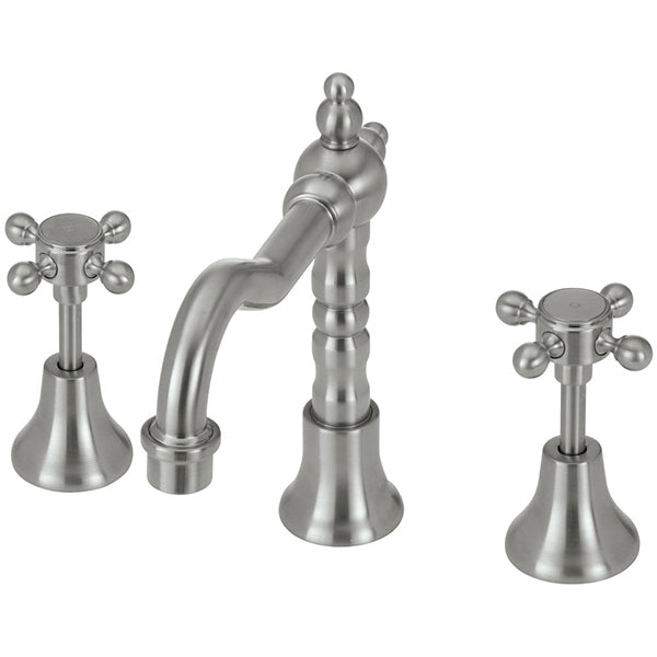 Fienza Lillian Shepherds Crook Basin Set - Brushed Nickel