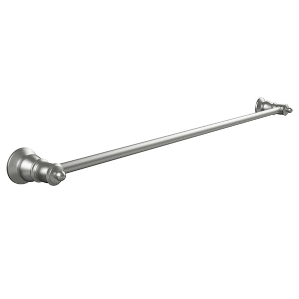 Fienza Lillian Single Towel Rail - Brushed Nickel - The Blue Space