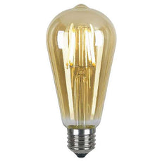 Telbix ES 4W LED ST64 Pilot Globe Warm White - Amber | Lighting globes online at The Blue Space