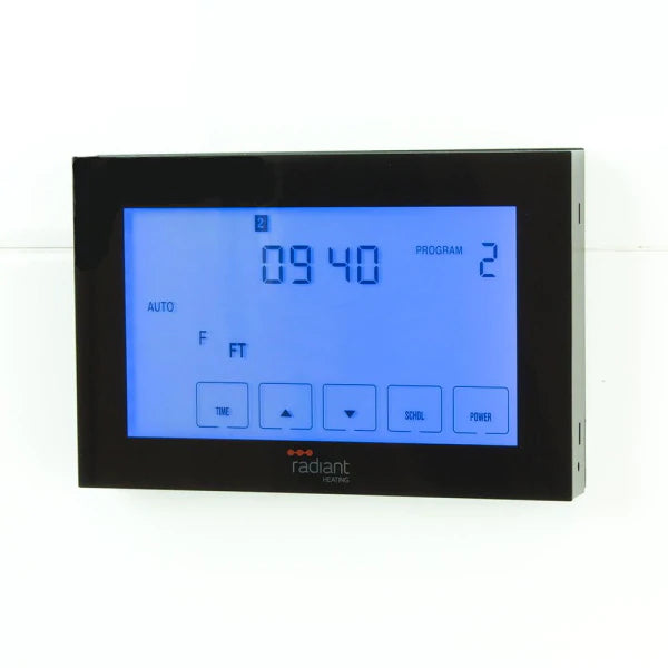 Radiant Premium Range Glass Front Digital Timer Horizontal Black - The Blue Space
