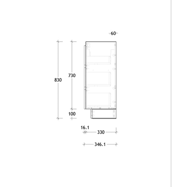 ADP Glacier Quartz Ensuite Trio Vanity 600mm - 1800mm by ADP - The Blue Space