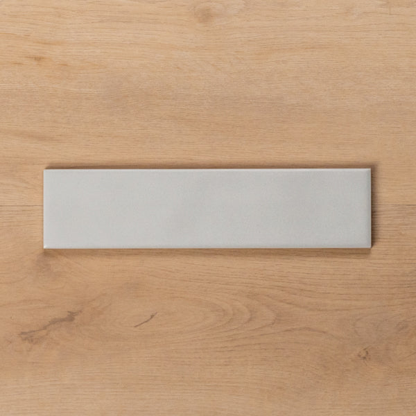 Whitehaven Blue Wavy Satin Ceramic Subway Tile 68x280mm