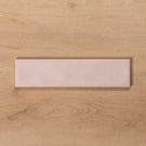 Whitehaven Pink Wavy Satin Ceramic Subway Tile 68x280mm - The Blue Space