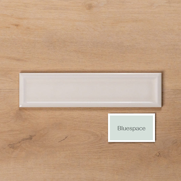 Whitehaven Porcelain Gloss Frame Ceramic Subway Tile 68x280mm - The Blue Space