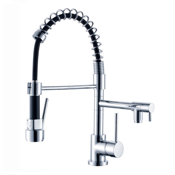 Nero Gamma Pull Out Spray Sink Mixer Chrome | The Blue Space