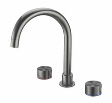 Nero Kara Kitchen Set Swivel Spout Gun Metal | The Blue Space
