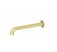 Nero Mecca Basin/Bath Spout Only 215mm Brushed Gold | The Blue Space