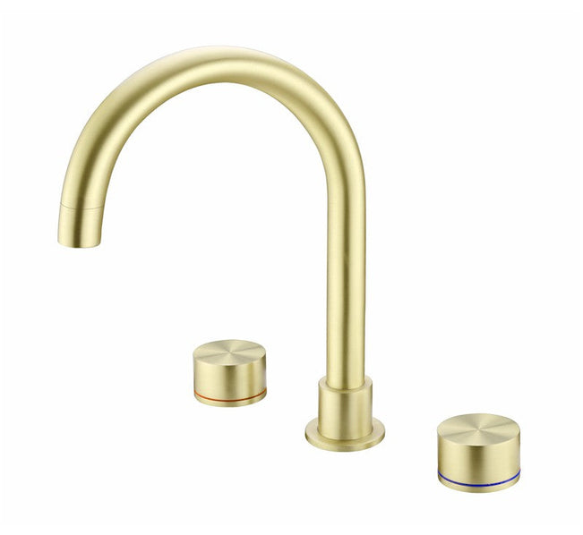 Nero Kara Kitchen Set Swivel Spout Brushed Gold | The Blue Space
