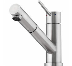 Essente Swivel Pull Out Mixer  - Stainless Steel - The Blue Space