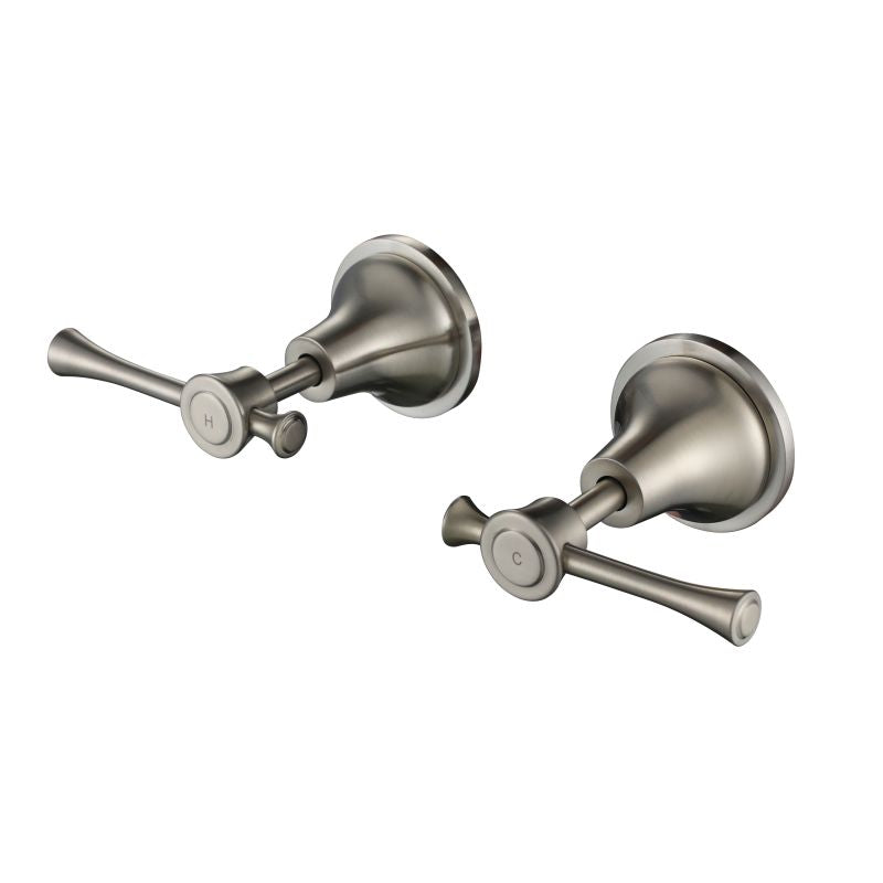Montpellier Wall Assemblies 1/4 Turn Brushed Nickel
