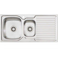 Oliveri Endeavour 1 & 1/2 bowl topmount sink R/H drainer 1TH - The Blue Space